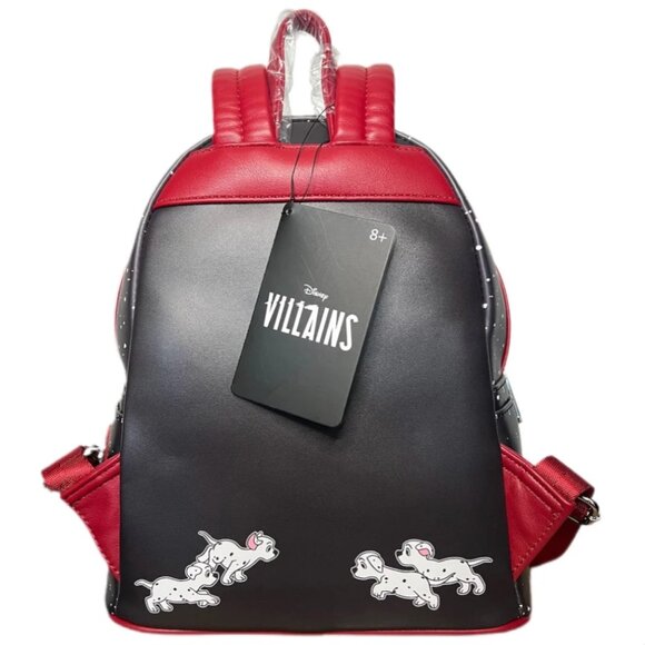 RARE - Loungefly Exclusive Cruella de Vil Villain Castle Series Mini Backpack - Picture 5 of 6